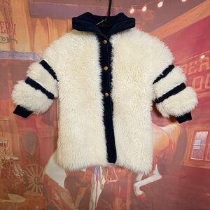 🤍 Vintage Kids Faux Shearling Corduroy Jacket